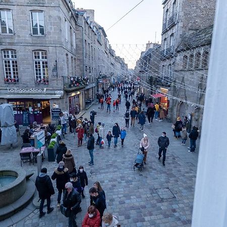 Appartement Place Des Cordeliers Dinan Bagian luar foto